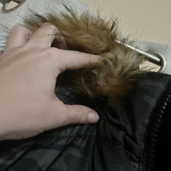 NWT Lane Bryant Faux Fur Hooded Ski Parka 18/20 - Picture 2 of 4